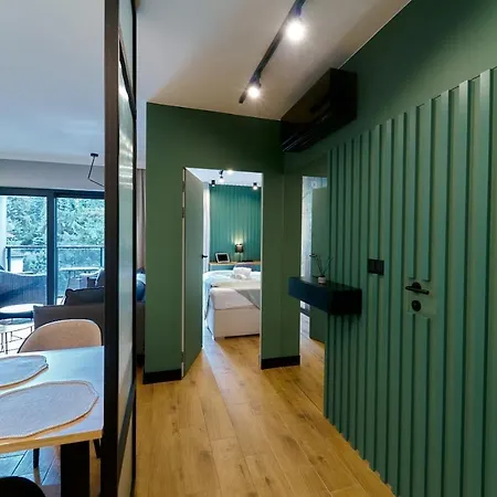 아파트 Laguna Ogrody Pieniawskie 33 Emerald Vip-z Balkonem *